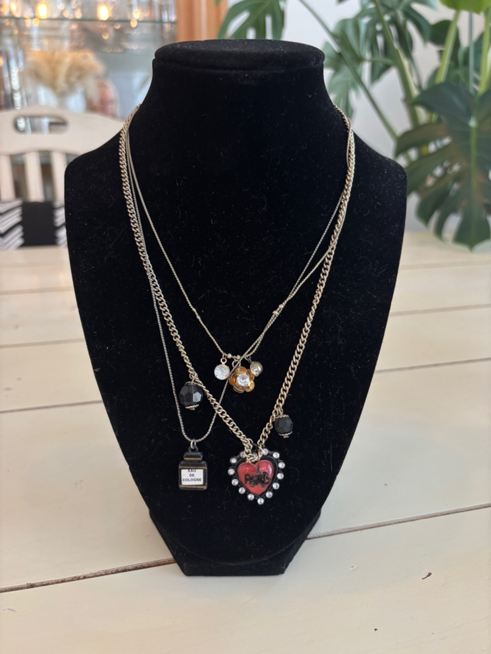 Paris Charm Necklace Fashion Jewelry 90s Festival Boho